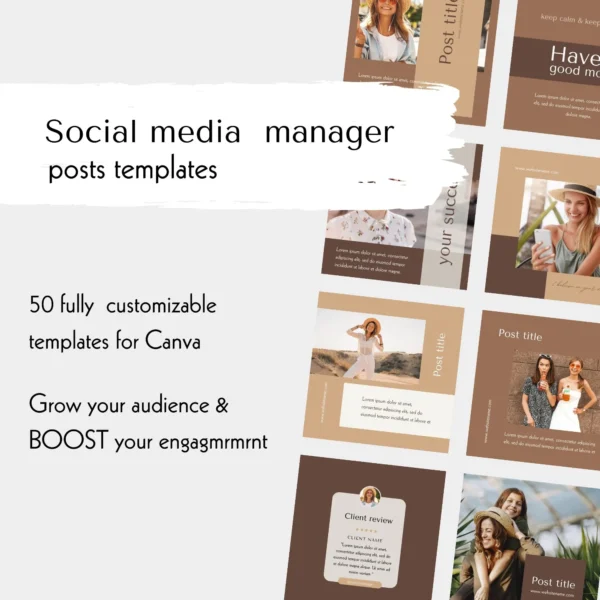 Social media marketing plan template